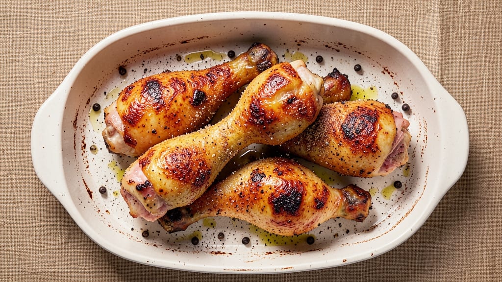 Baked Frozen Chicken Drumsticks Recipe: Crispy Skin Without Brining or Soaking