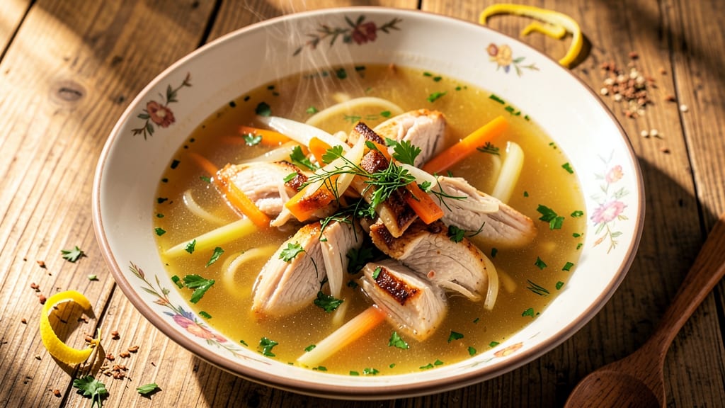 Authentic Greek Lemon Chicken Soup Recipe: Bright Citrus and Herb-Infused Comfort