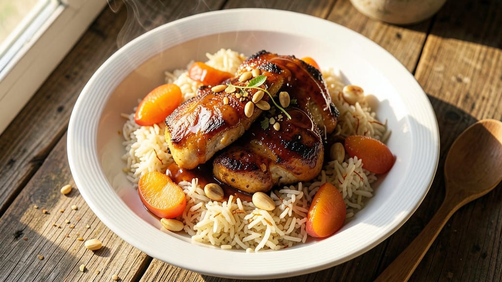 Apricot Chicken and Rice Recipe: Sweet-Tart Glaze That Caramelizes to Sticky Perfection