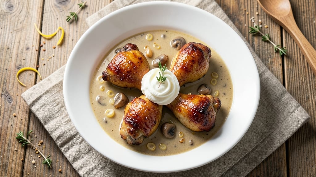Baked Chicken Drumsticks With Cream Of Mushroom Soup Recipe: Ultra-Crispy Skin, Rich Creamy Coating