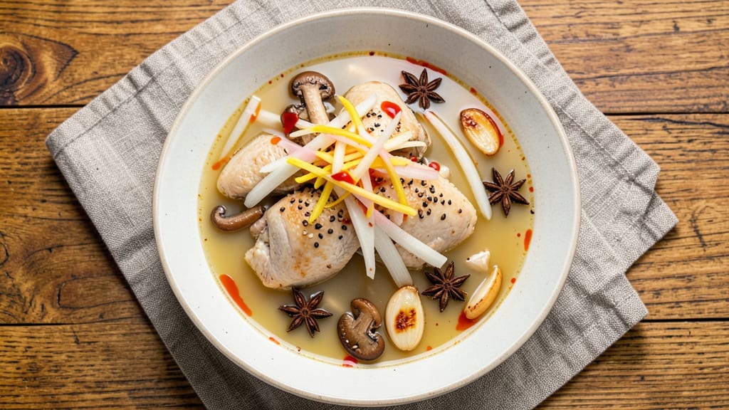 Asian Chicken Stock Soup Recipe: Umami-Rich Broth With Silky Noodles