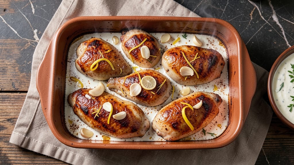 Baked Frozen Chicken Thighs Recipe: Spiced Yogurt Marinate for Crispy-Soft Texture