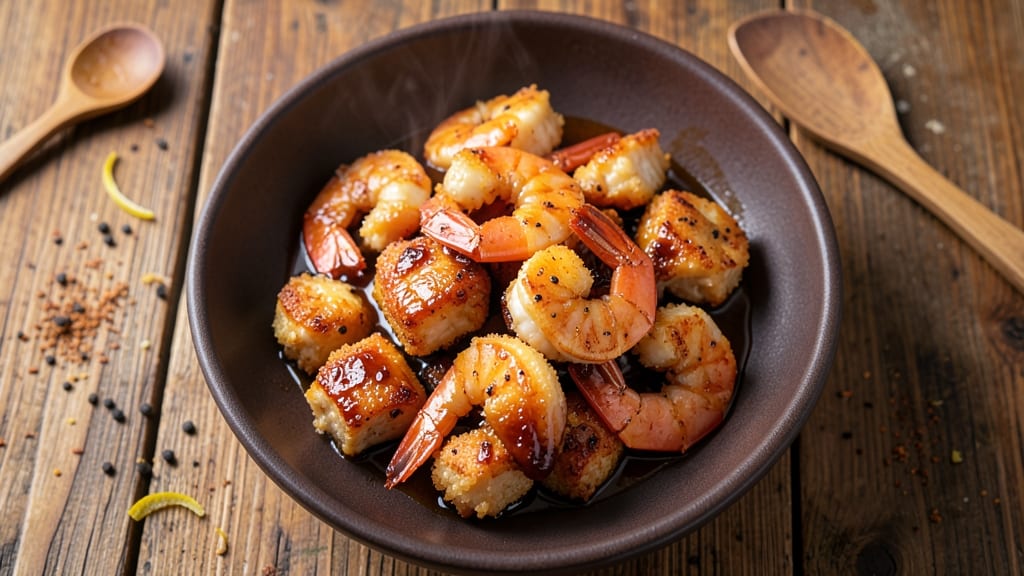 Applebee's Bourbon Chicken and Shrimp Copycat Recipe: Crispy-Tender Bites in One-Pan Glory