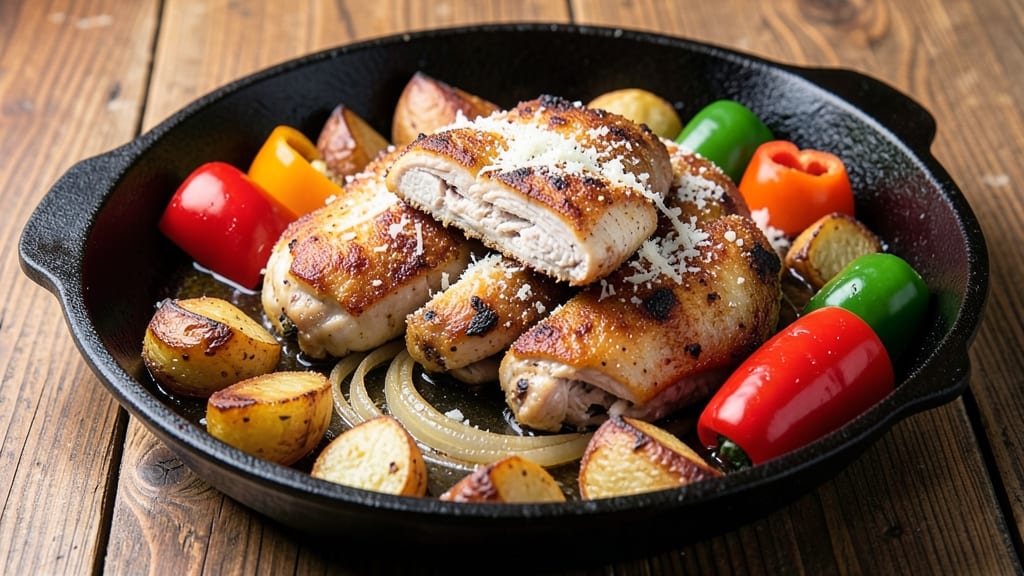 Applebee's Sizzling Chicken Skillet Recipe: Crispy Parmesan Crust Meets Cheesy Gravy Heaven