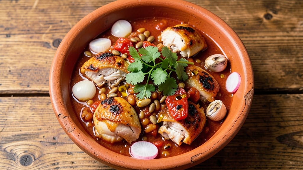 Authentic Red Chicken Pozole Recipe: Smoky Tomato and Chipotle Heat in One Pot