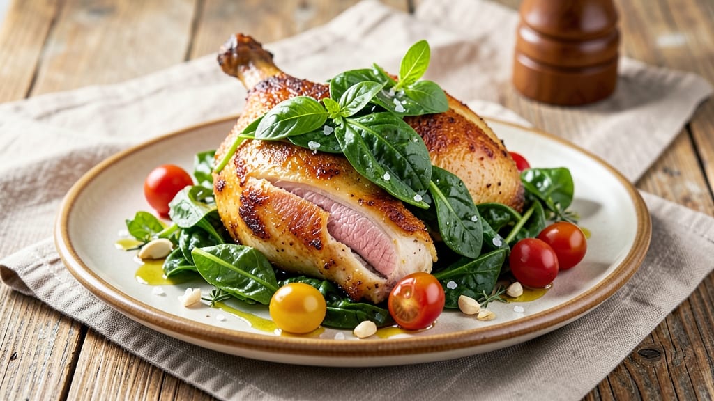 Baked Chicken Spinach Tomato Recipe: Herb-Infused One-Pan Dinner
