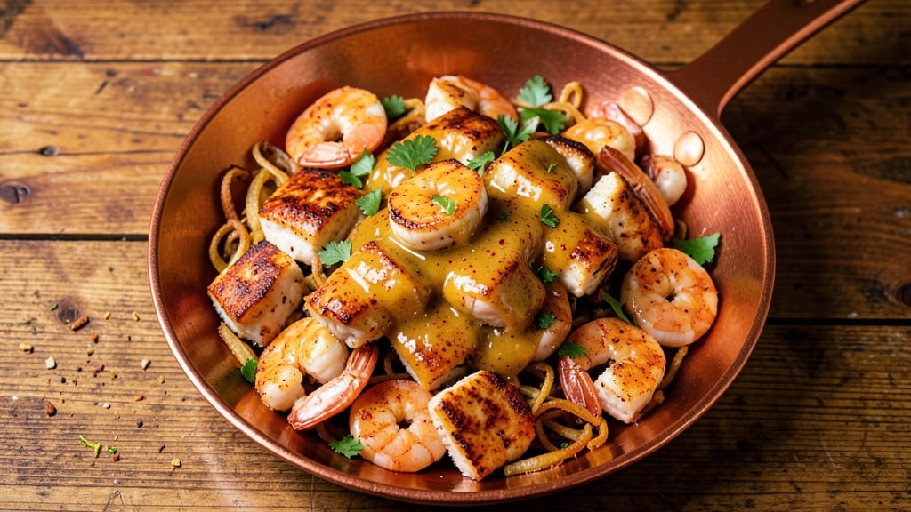Applebee's Sizzling Chicken And Shrimp Recipe: Spicy Garlic Butter Sear With Crispy Bites