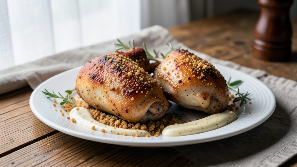 Baked Chicken With Mayo and Breadcrumbs Recipe: Crispy Crunch Meets Juicy Tender Bites