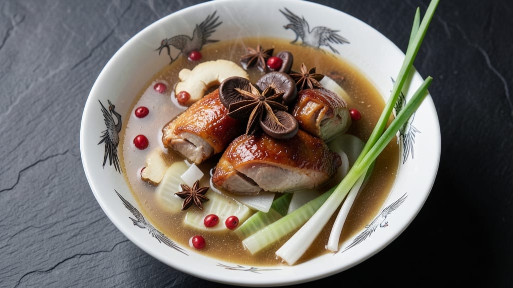 Authentic Chinese Chicken Soup Recipe: Star Anise and Ginger Healing Elixir
