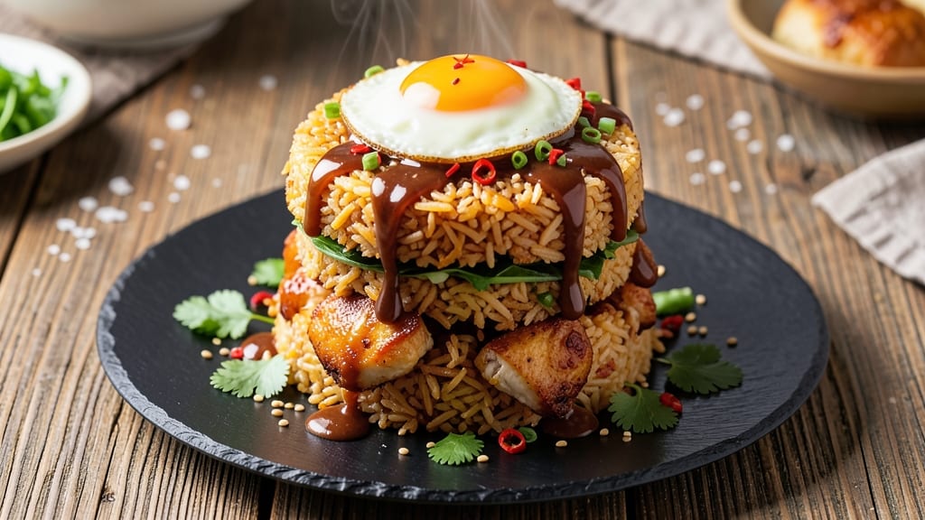 Bang Bang Chicken Fried Rice Stack Recipe: Crispy Crunch Meets Creamy Comfort