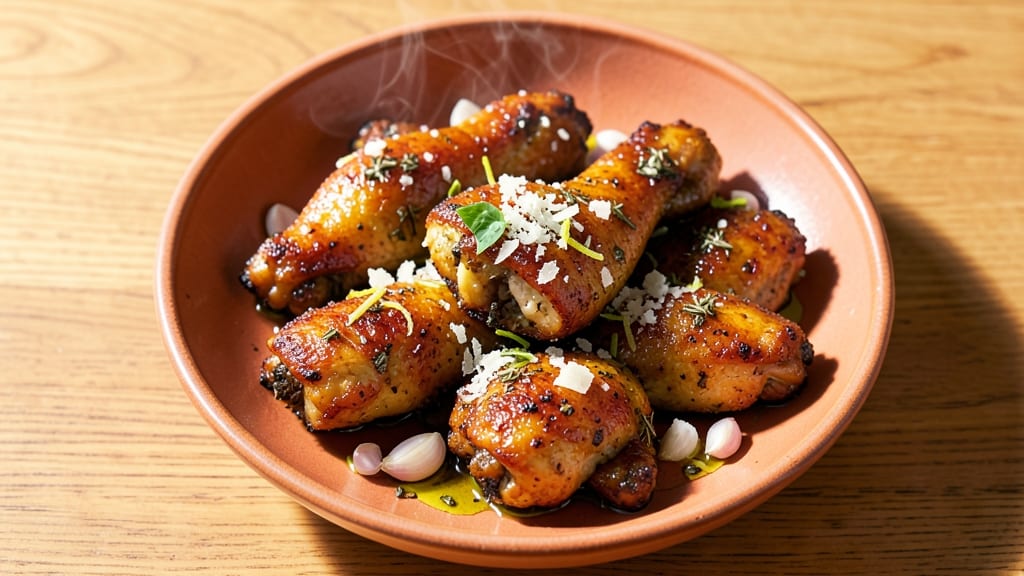 Baked Italian Chicken Wings Recipe: Parmesan-Crusted Crunch With Juicy Centers
