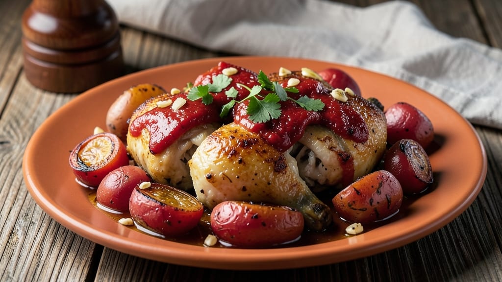 Arabic Chicken And Potatoes Recipe: Spiced One-Pan Golden Crust Magic