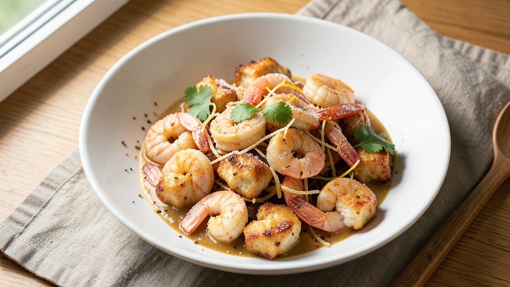 Bang Bang Chicken and Shrimp Copycat Recipe: Crispy-Crusted Bites in Tangy Peanut Gravy