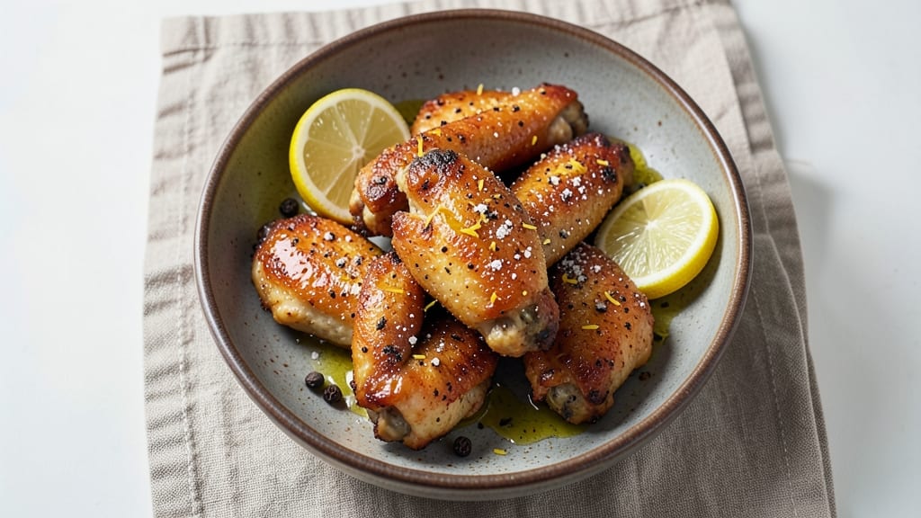 Air Fry Lemon Pepper Chicken Wings Recipe: Zesty Crunch in 15 Minutes