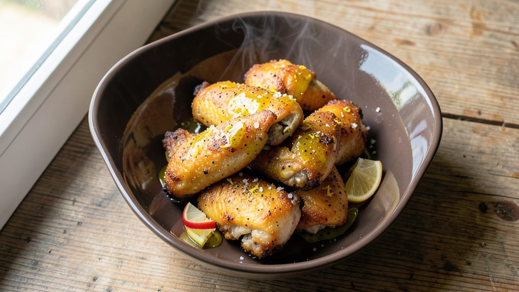 Air Fryer Lemon Pepper Chicken Wings Recipe: Zesty Crunch in 15 Minutes