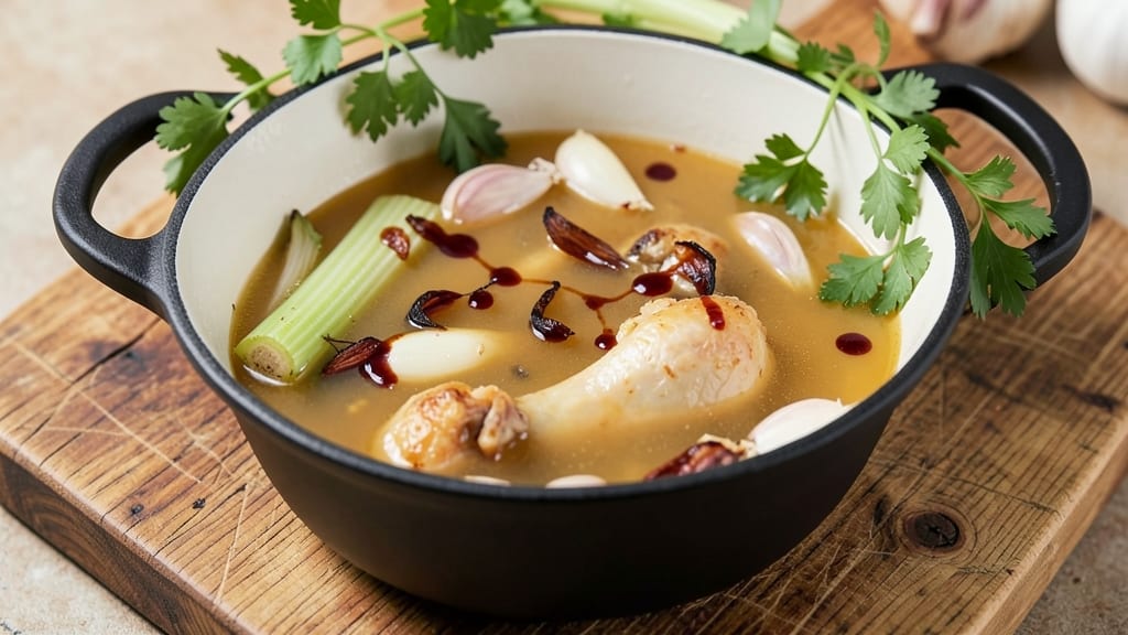 Alton Brown's Chicken Stock Recipe: Deep Flavor Extraction in One Pot