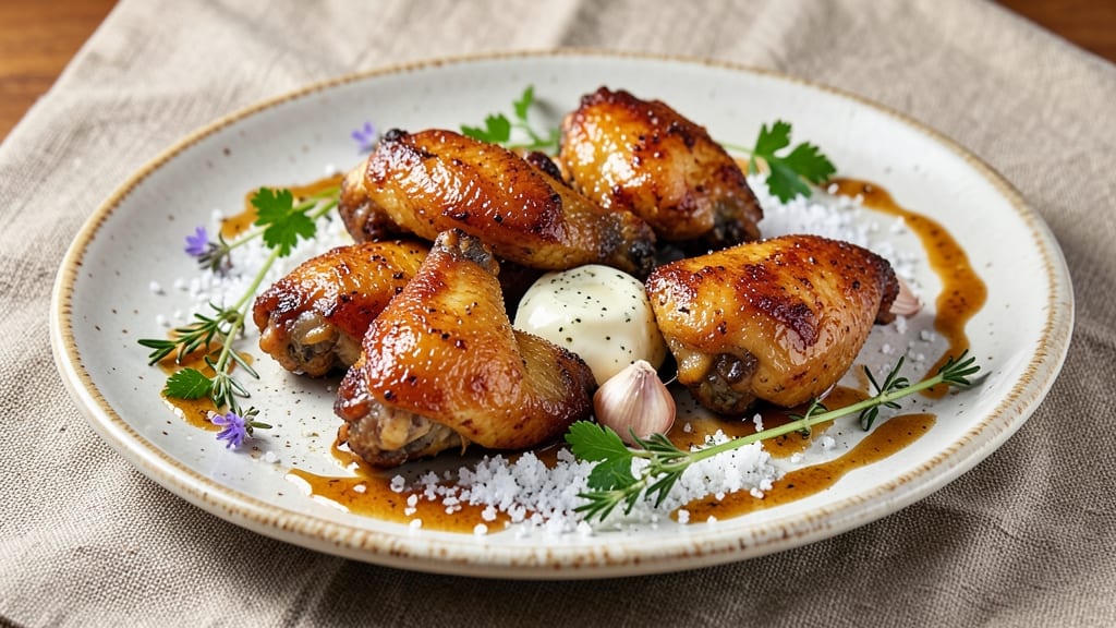Alton Brown's Chicken Wings Recipe: Celery Crust Crunch Over Smoky Tomato Gravy Bliss