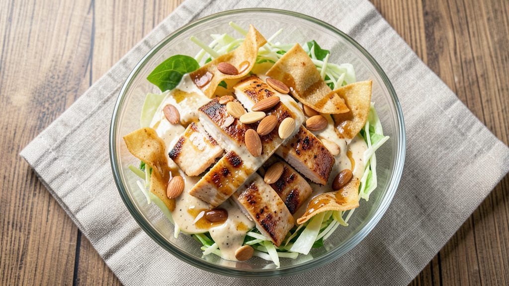 Applebee's Oriental Chicken Salad Copycat Recipe: Crunchy Celery-Topped Creamy Comfort