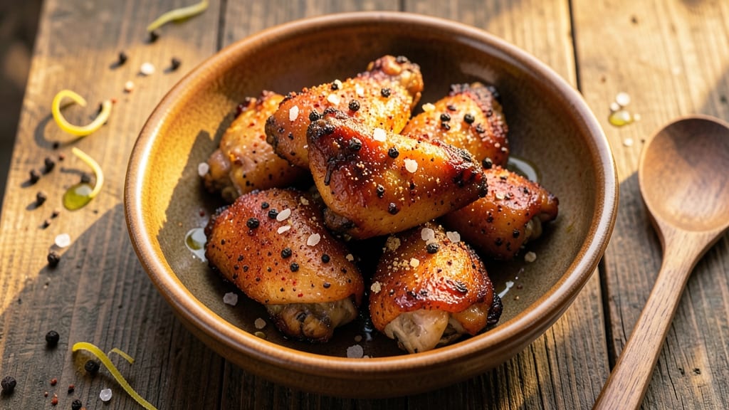 Baked Salt and Pepper Chicken Wings Recipe: Crispy Baked Crunch Without the Fryer