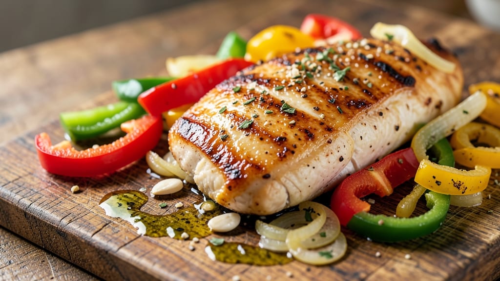 Baked Chicken Breast With Peppers and Onions Recipe: Sheet Pan Dinner With Charred Veggies