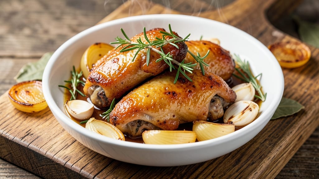 Boiled Chicken Wings Recipe: Herb-Infused Lightness With Al Dente Green Beans