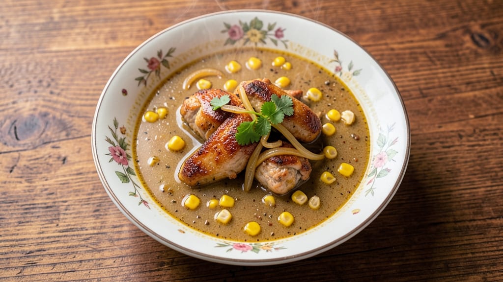 Bangladeshi Chicken Corn Soup Recipe: Fragrant Turmeric and Cumin Simmered to Perfection