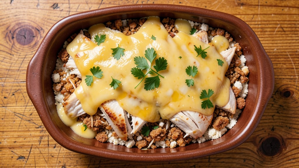 Campbell's Chicken Bake Recipe: Crispy Celery Crust Over Creamy Gravy Heaven