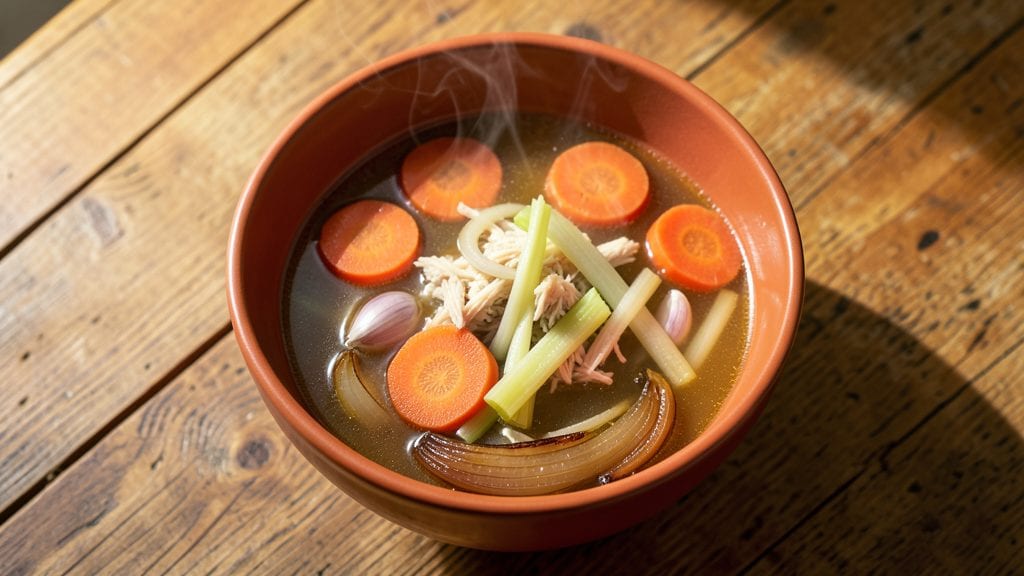 Campbell's Chicken Broth Soup Recipe: Quick Comfort With Crispy Celery Top