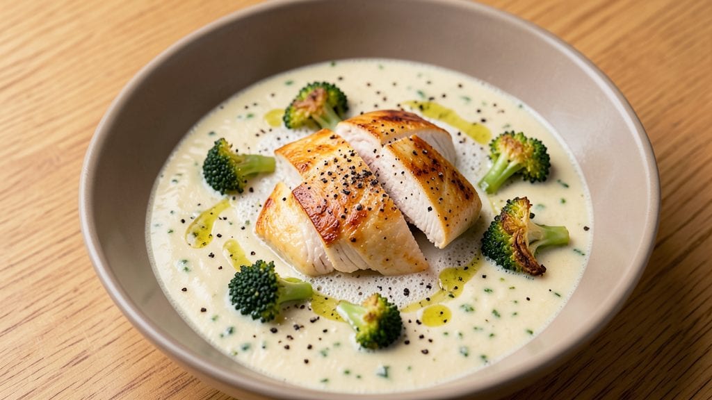 Campbell's Cream of Broccoli Soup and Chicken Recipe: Velvety Green Creaminess with Tender Chicken Bites