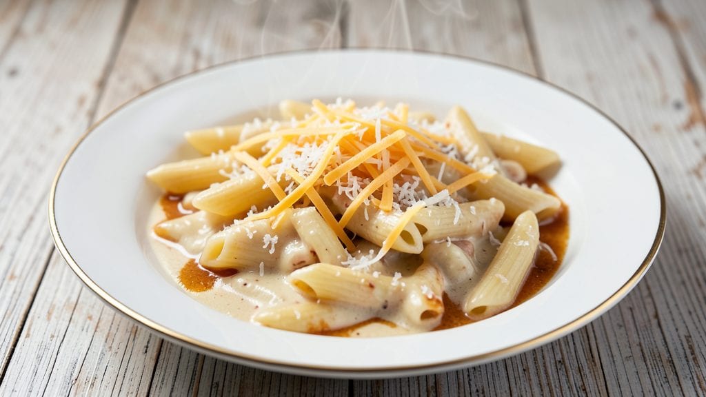 Campbell's Cream of Chicken and Pasta Recipe: Crispy Celery Crust Over Velvety Broth