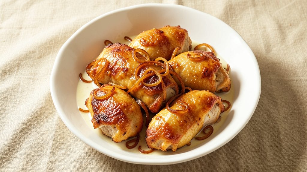 Campbell's French Fried Onion Chicken Recipe: Crispy Crunch Over Creamy Gravy Bliss