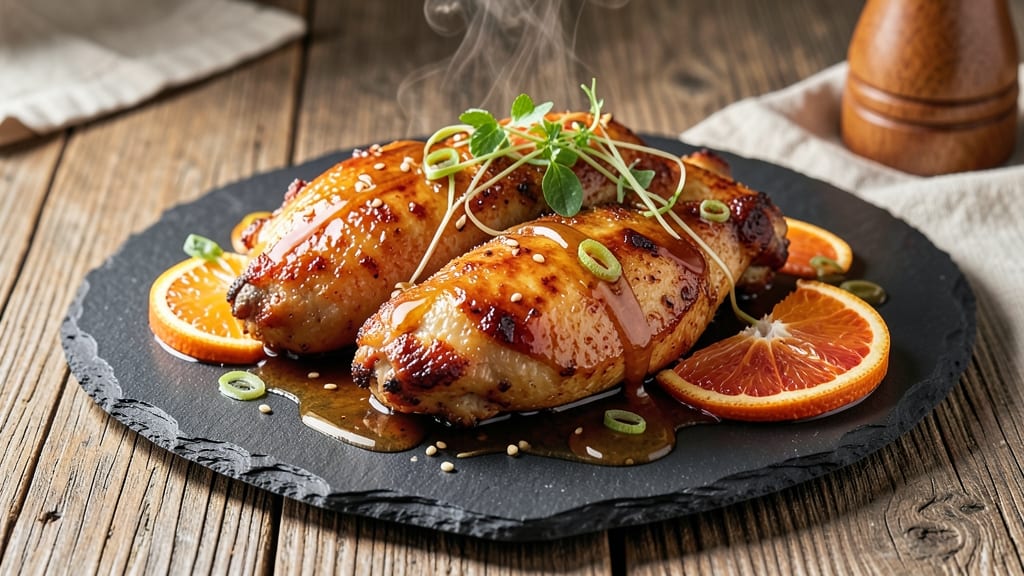 Baked Orange Chicken Thighs Recipe: Crispy Baked Crust With Tangy Glaze