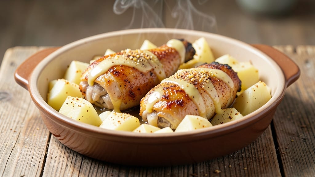 Chicken and Canned Potatoes Recipe: One-Pan Creamy Comfort Dinner