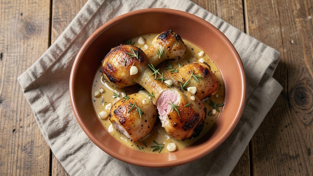 Chicken Drumsticks Recipe: Smoky Garlic Butter Baked to Juicy Perfection