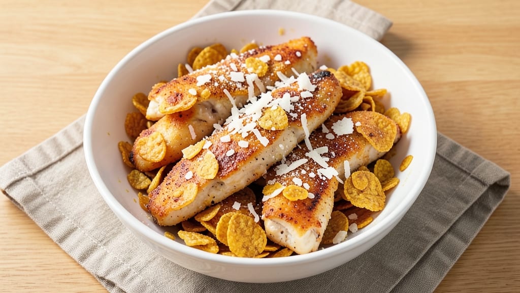 Chicken Tenders With Corn Flakes Recipe: Crunchy Coating That Stays Crispy