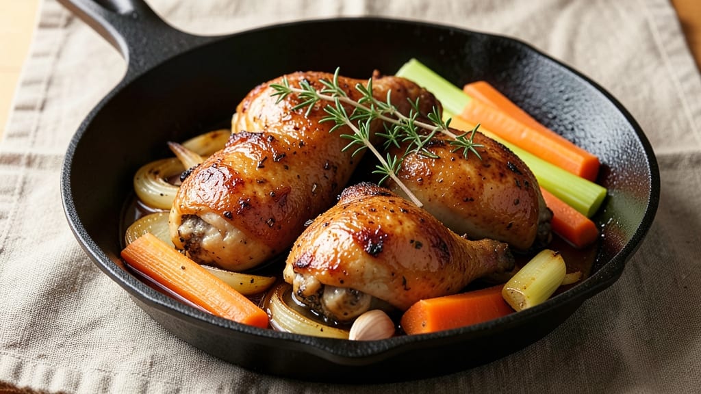 Chicken Thighs and Legs Recipe: Slow-Braised to Fork-Tender Richness