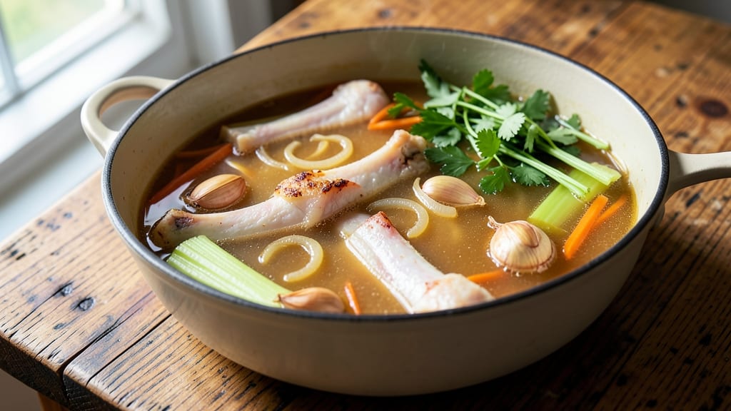 Cook's Illustrated Chicken Stock Recipe: Deep Umami Richness from Scraps