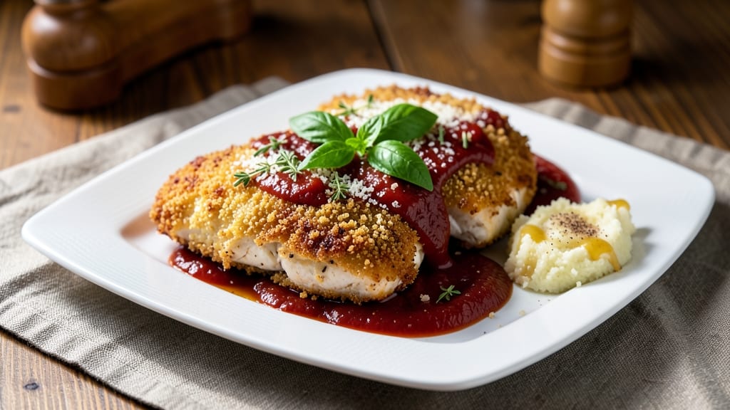 Baked Gluten Free Chicken Parmesan Recipe: Crispy Breadcrumbs Without the Gluten