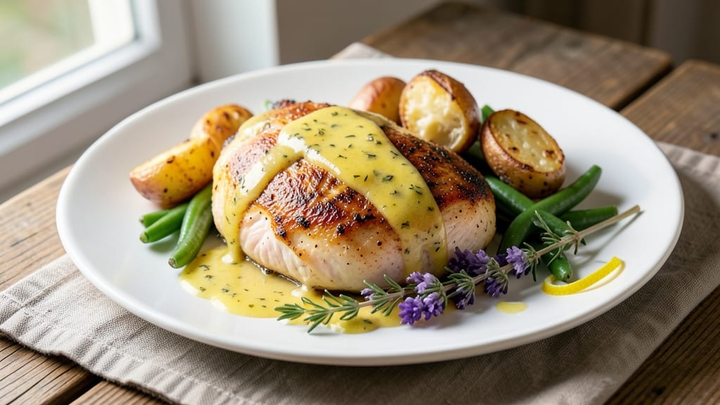 Baked Lemon Herb Chicken Breast Recipe: Juicy Centers With Zesty Garlic Crisp