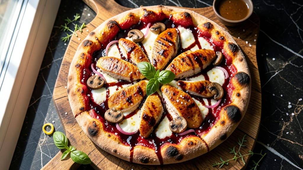 Balsamic Chicken Pizza Recipe: Caramelized Glaze and Crispy Crust Magic