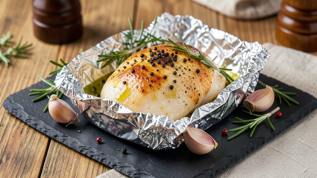 Baked Boneless Chicken Breast in Foil Recipe: Juicy Core With Crispy Edges in 30 Minutes