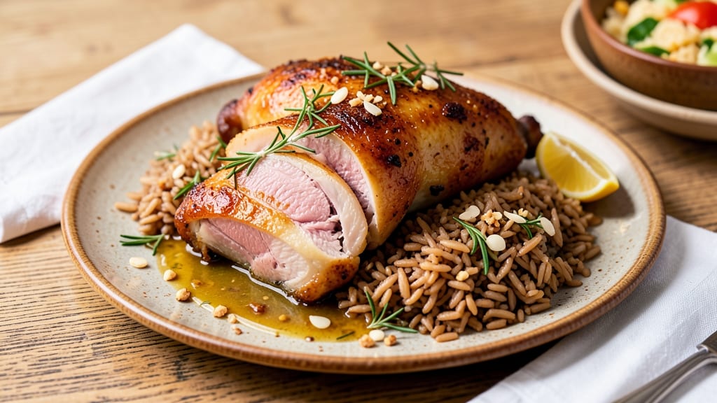 Baked Chicken With Brown Rice Recipe: One-Pan Protein and Grain Harmony