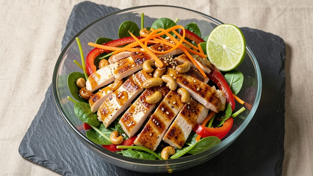 Asian Cashew Chicken Salad Recipe: Crunchy Nutty Bites With Tangy Dressing Twist