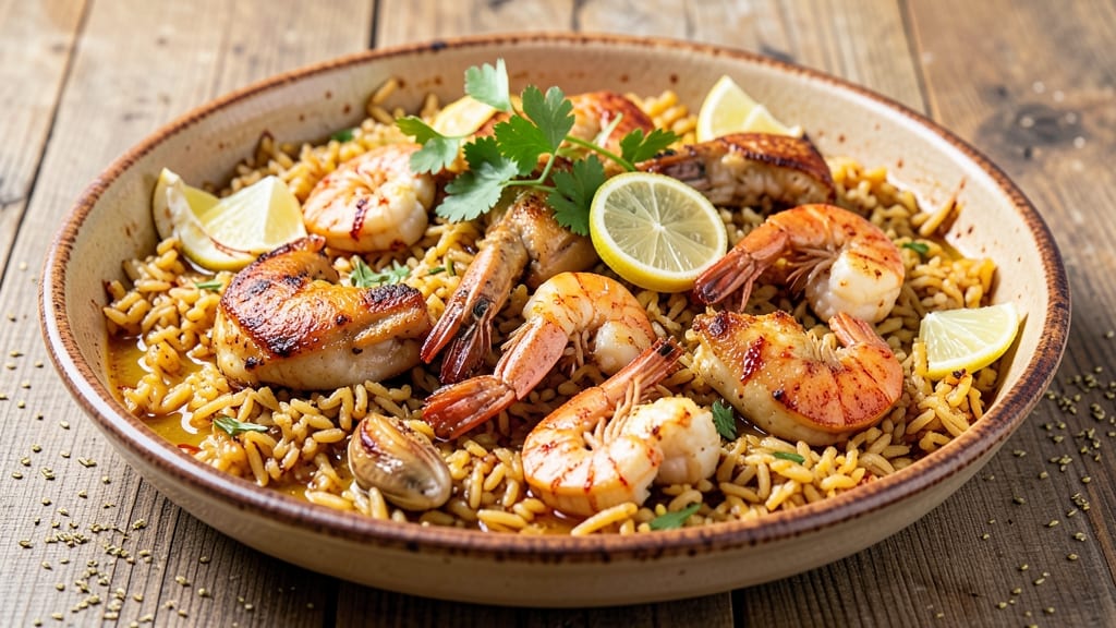 Authentic Chicken and Shrimp Paella Recipe: Saffron-Infused One-Pan Masterpiece