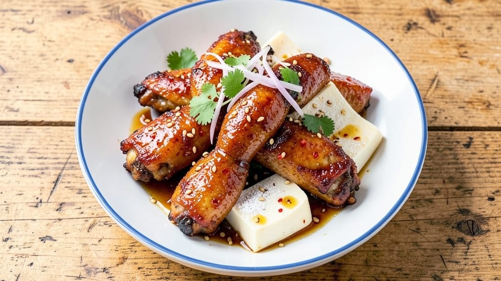 Fermented Bean Curd Chicken Wings Recipe: Crispy Celery Crust Meets Umami Gravy Bliss