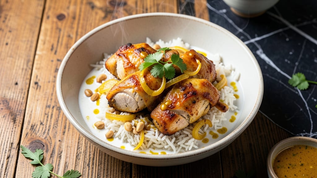 Baked Curry Chicken And Rice Recipe: One-Pan Golden Crust and Spiced Flavor