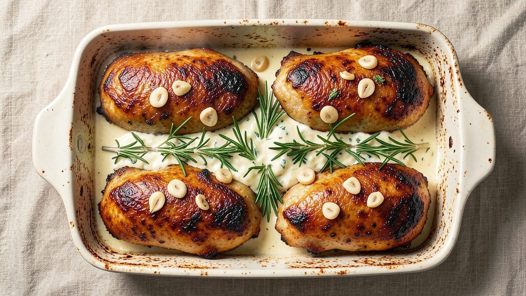 Ina Garten's Baked Chicken Thighs Recipe: Juicy Skin-On Bites with Herb-Infused Pan Gravy