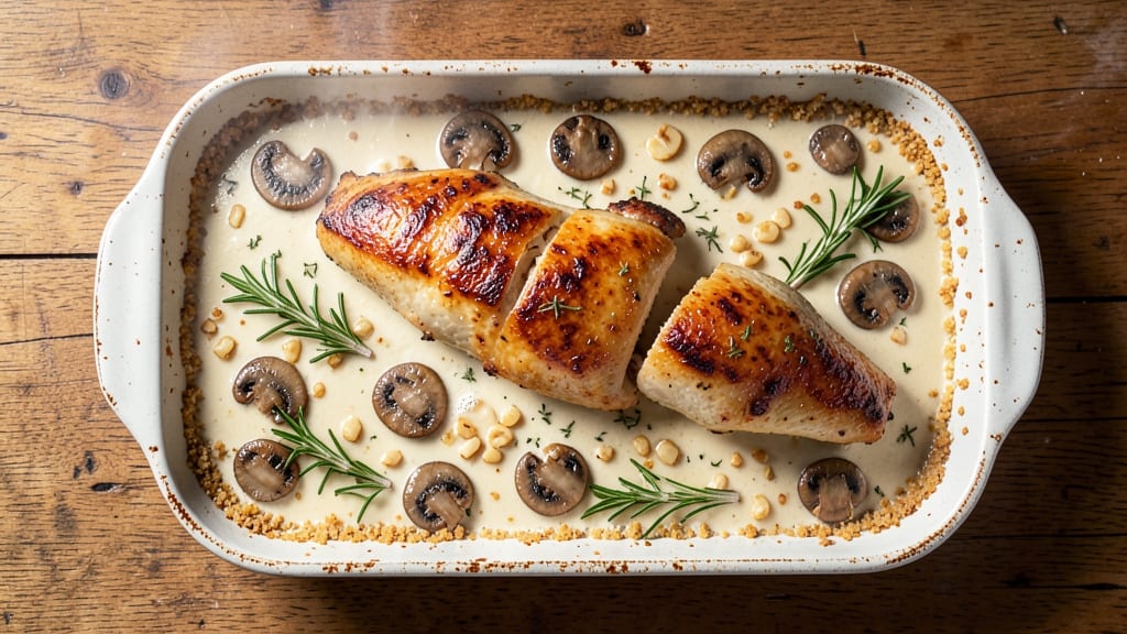 Jamie Oliver's Chicken and Mushroom Tray Bake Recipe: One-Pan Herb-Kissed Richness