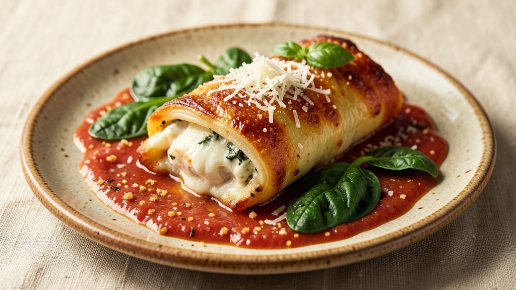 Maggiano's Chicken and Spinach Manicotti Copycat Recipe: Layered Richness With Crispy Celery Crust