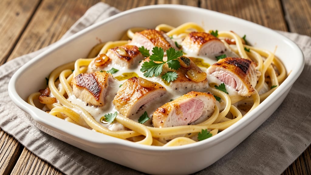 No-Boil Baked Chicken Pasta Recipe: One-Pot Creamy Comfort Without the Wait